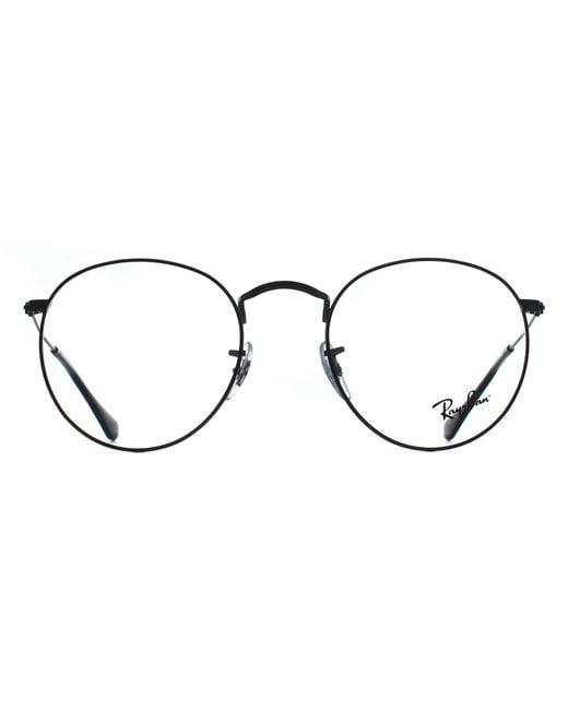Ray-Ban Brown Round Gunmetal Rx3447V Metal