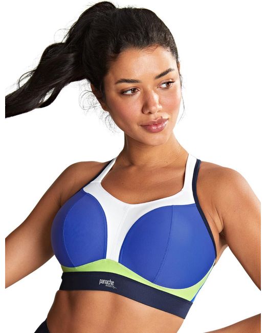 Panache Blue Sports Non Wired Bra