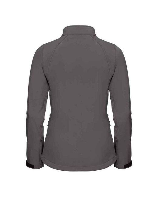 Russell Gray Ladies 3 Layer Soft Shell Jacket (Titanium)