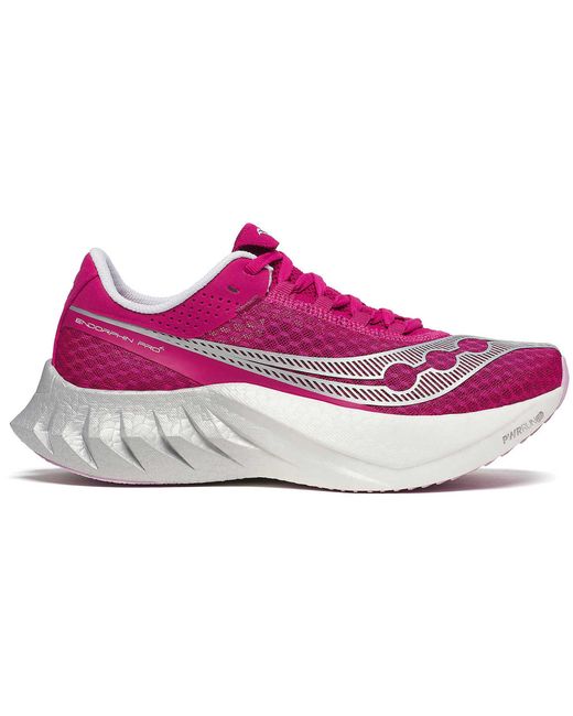 Saucony Purple Endorphin Pro 4 Running Shoes