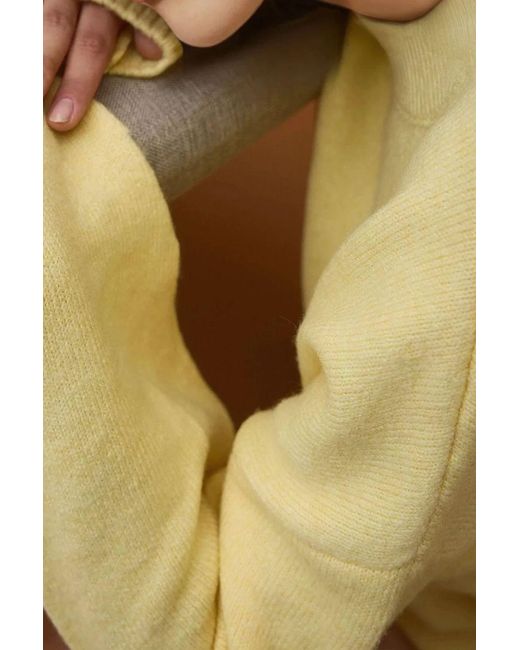 Hiccup Brown Cozy Crew Neck Knit Sweater
