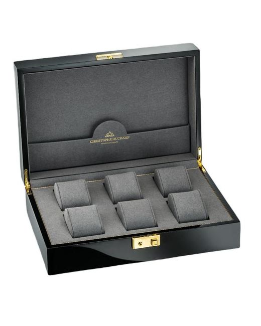 Christophe Duchamp Gray 6-Watch Luxury Box