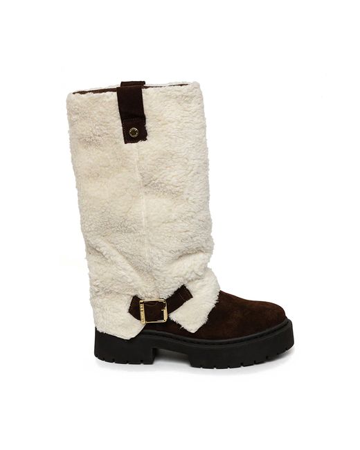 Steve Madden Brown Leather Godiva Bdb Boots