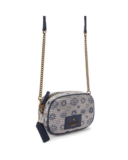 Kurt Geiger Gray Chiswick Camera Bag