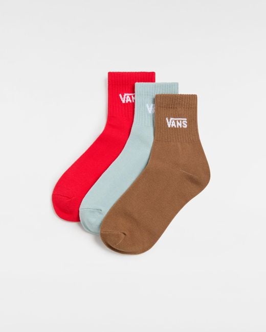 Vans Red Classic Half Crew Sock Socks