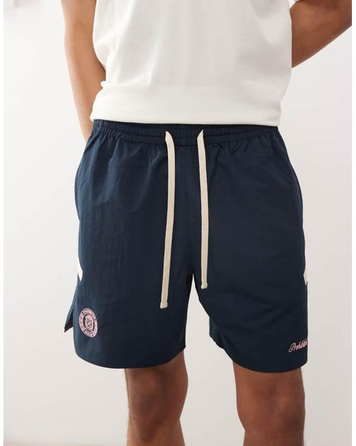 Prohibited White Sport Shorts for men