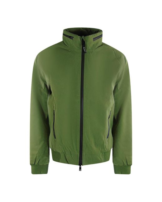 Aquascutum Green Active Urban Army Jacket for men