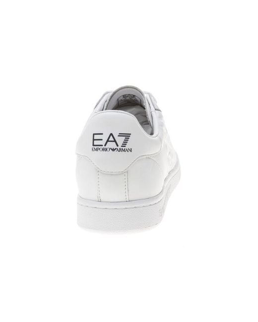 EA7 Side Logo Sneaker Sportschoenen in het White voor heren