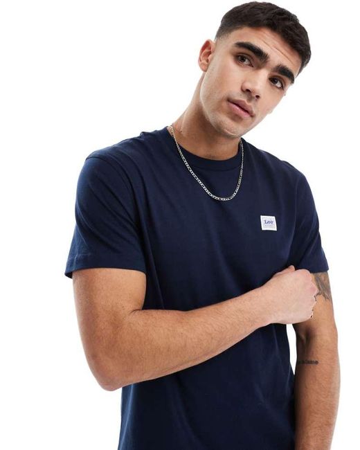 Lee Jeans Blue Workwear Relaxed Fit T-Shirt for men