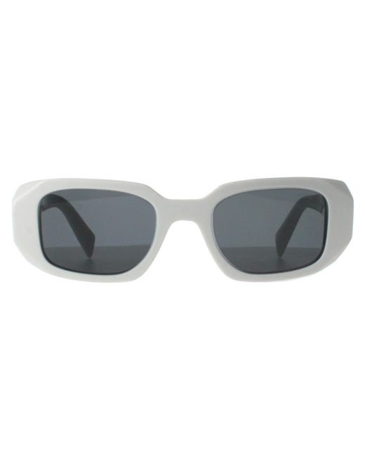 Prada Gray Rectangle Talc Dark Pr17Ws
