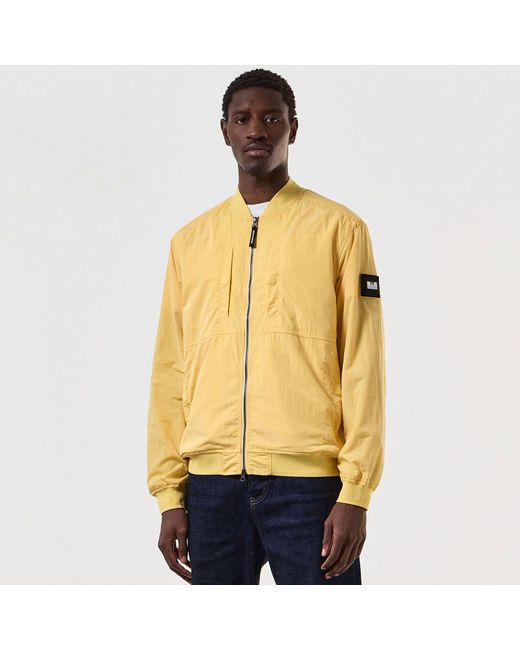 Weekend Offender Yellow Hulopoe Lightweight Bomber Jacket for men