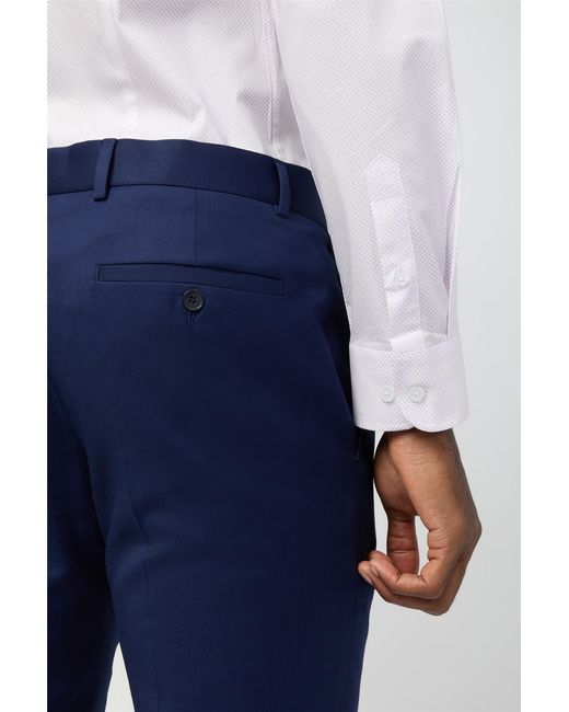 Limehaus White Long Sleeve Slim Fit Formal Shirt for men