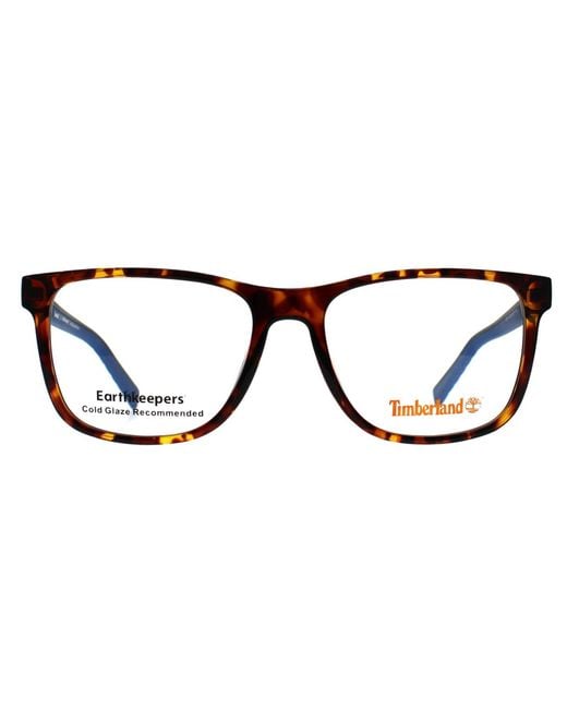 Timberland Brown Square Dark Tortoise Tb1712 for men