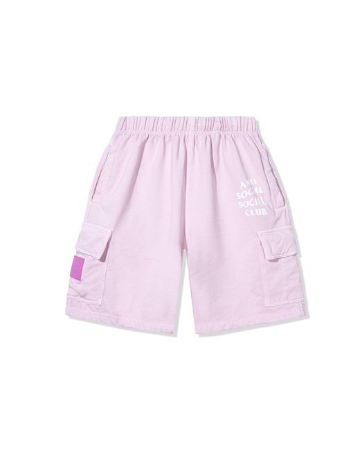 ANTI SOCIAL SOCIAL CLUB Purple Anti Social Club Assc Mind Games Sweatshorts