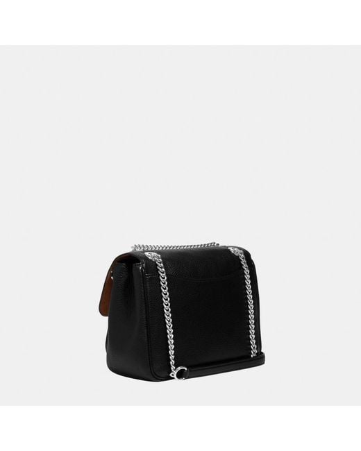 COACH Pebbled Leather Klare Crossbody 25 Bag in Black Lyst UK