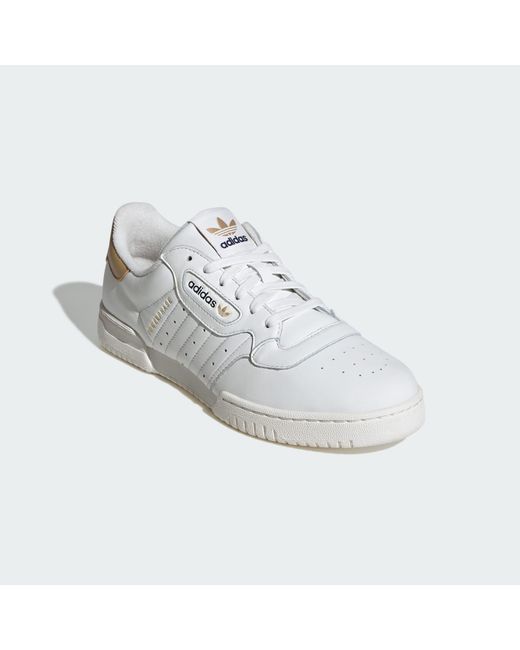 Adidas Originals White Powerphase Shoes for men