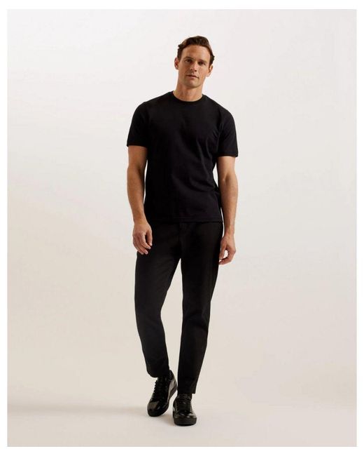 Ted Baker Black Wiskin T-Shirt , Size: S for men