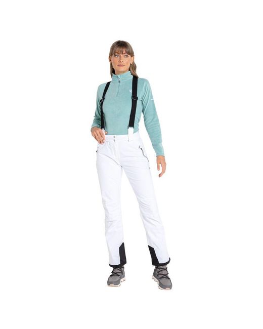Dare 2b White Ladies Effused Ii Waterproof Ski Trousers ()