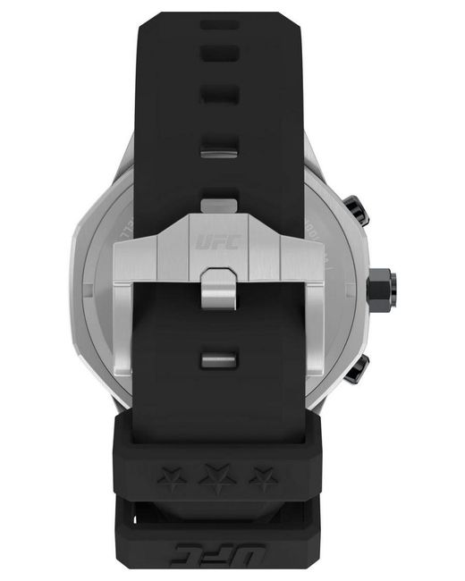 Timex Black Ufc King Chrono Watch Tw2V99300 Silicone for men