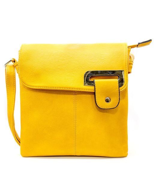 Woodland Leathers Yellow Crossbody Bag Messenger Shoulder Bag