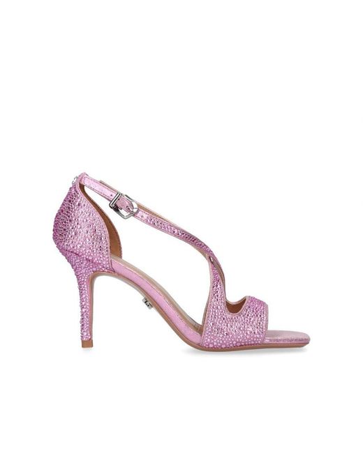 Carvela Kurt Geiger Pink Symmetry Jewel Sandals