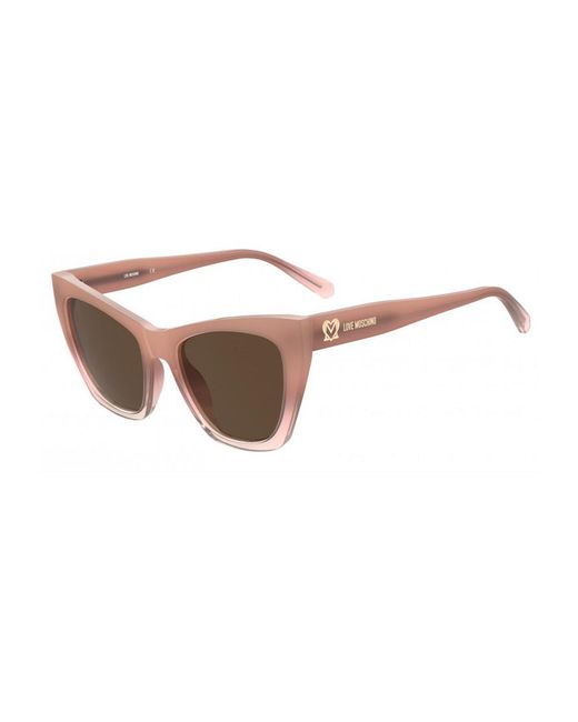 Love Moschino Brown Mol070-S-Fwm Mol070 S 53 Fwm Sunglasses