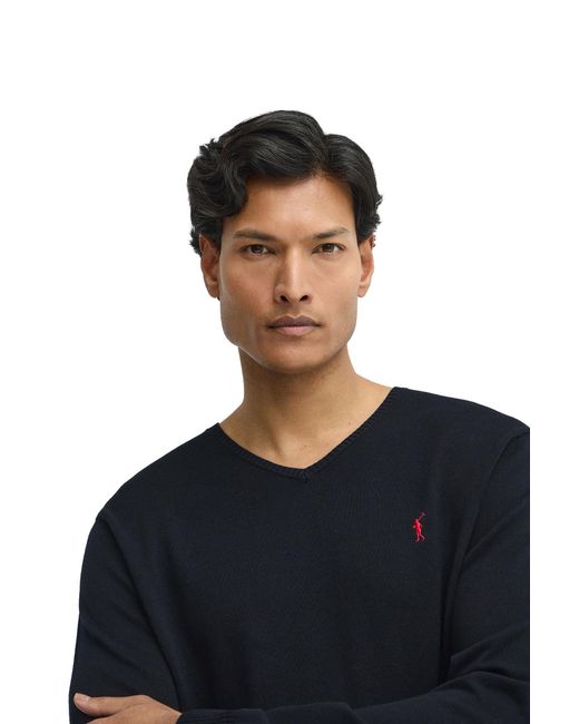 POLO CLUB Blue V-Neck Sweater Pullover11 for men