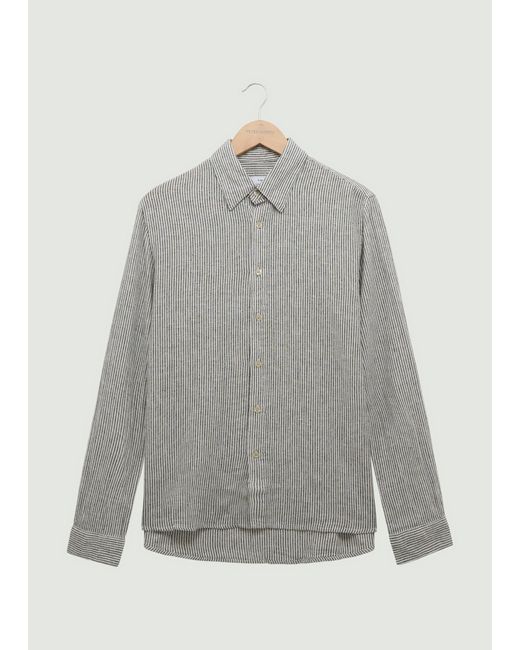 Peter Werth Gray Rascoe Ls Shirt for men