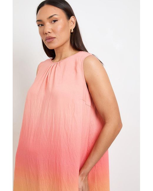 Wallis Red Summer Ombre Maxi Dress
