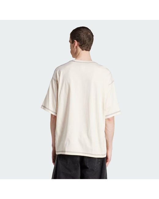 Adidas Originals Natural Trefoil Essentials Tee for men