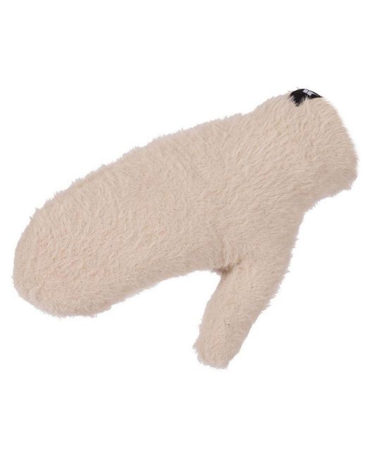 Trespass White Ladies Seth Knitted Ski Mittens (Soft)