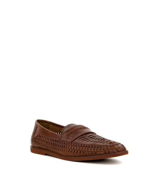 Dune Dune Herren Brickles Legere Geflochtene Slipper Brickles in Brown für Herren