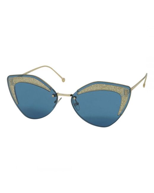 Fendi Blue Sunglasses Ff 0355/S Zi9