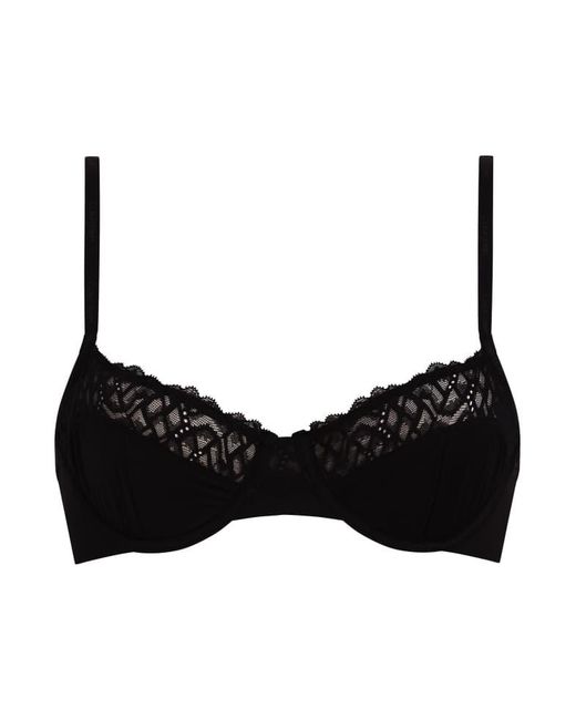 Calvin Klein Black Attraction Lace Detail Demi Underwire Bra