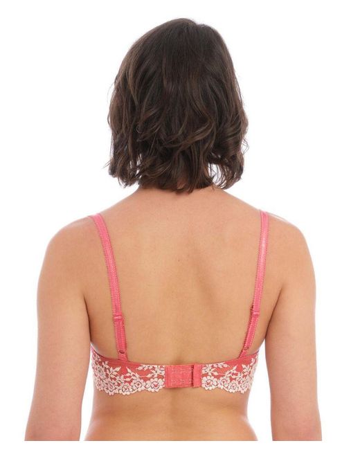 Wacoal Pink Embrace Lace Underwired Bra