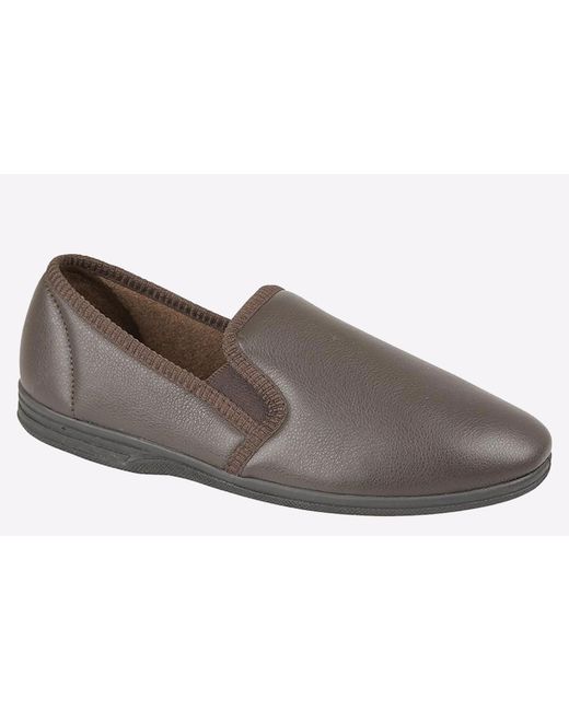 Zedzzz Gray Ivor Slippers for men