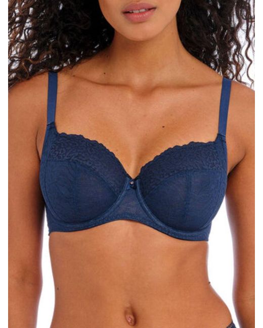 Freya Blue Catwalk Underwired Side Support Bra
