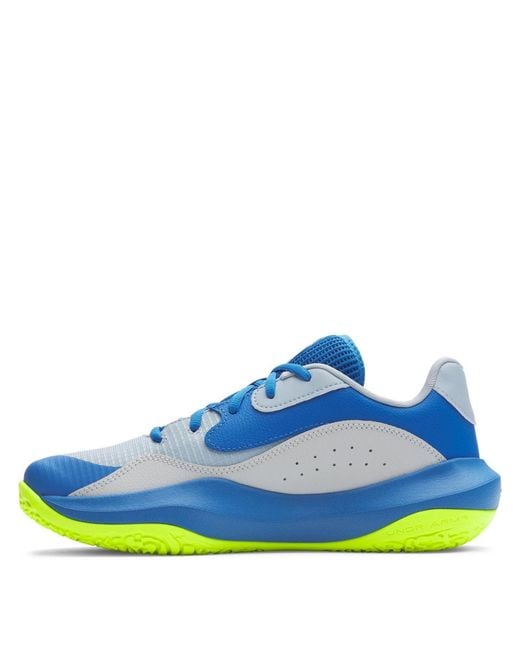 Under Armour Blue Ua Lockdown 7 Low Basketball Trainers for men