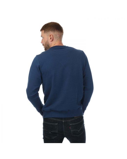 DIESEL Blue S-Girk Cuty Felpa Crewneck Sweatshirt for men