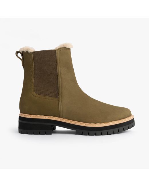 TOMS Green Bennet Ankle Boots