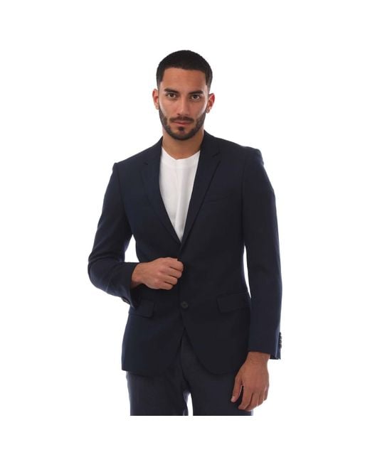 HUGO Blue Henry204 Blazer Jacket for men