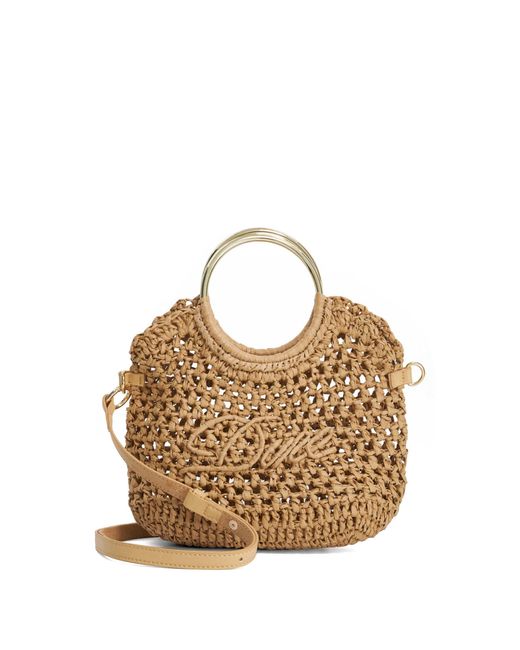 Dune Metallic Dinidewdrop Textured Logo Grab Bag
