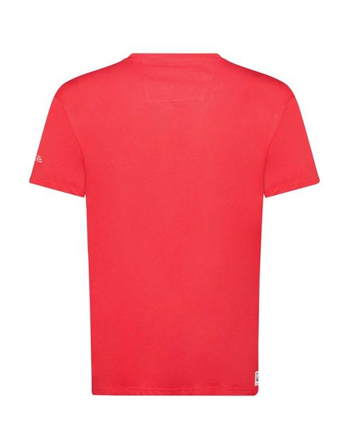 GEOGRAPHICAL NORWAY Herren-kurzarm-t-shirt Sy1355hgn in het Red voor heren