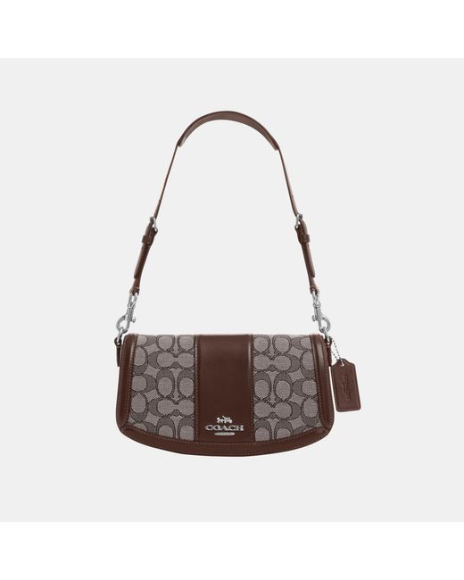 COACH White Andrea Shoulder Bag