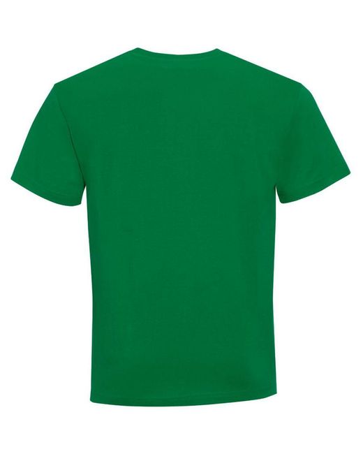 Sol's Green Victory V Neck Short Sleeve T-Shirt (Kelly) Cotton for men