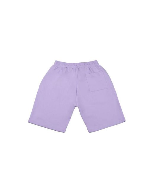 Superb Purple Be Happy Rsc-S2108 Plain Sports Shorts