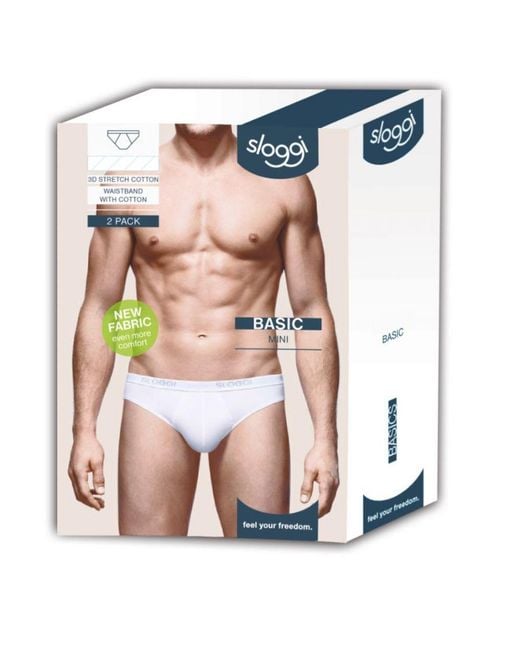 Sloggi White Basic Mini 2P for men