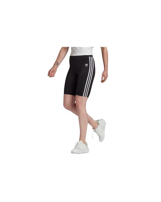 Adidas White High Waisted Short Tights