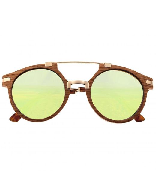 Earth Wood Metallic Petani Polarized Sunglasses
