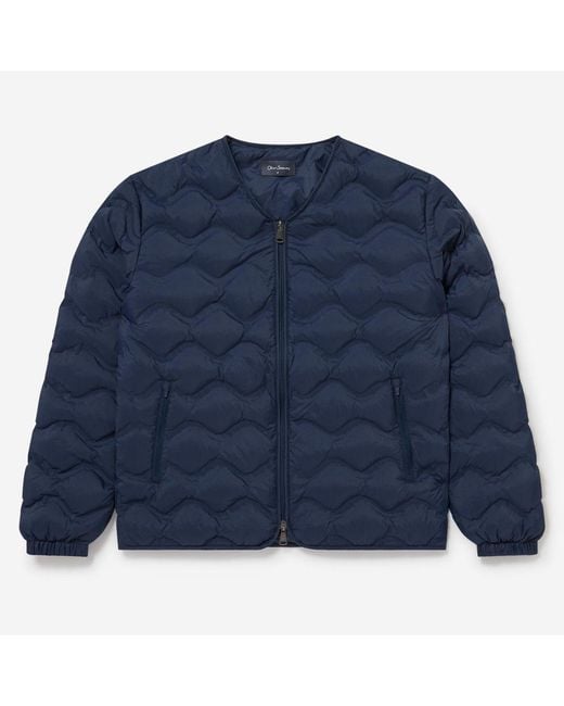 Oliver Sweeney Blue Padded Down Liner Jacket for men